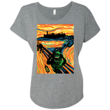 T-Shirts Premium Heather / X-Small Slimer's Scream Triblend Dolman Sleeve