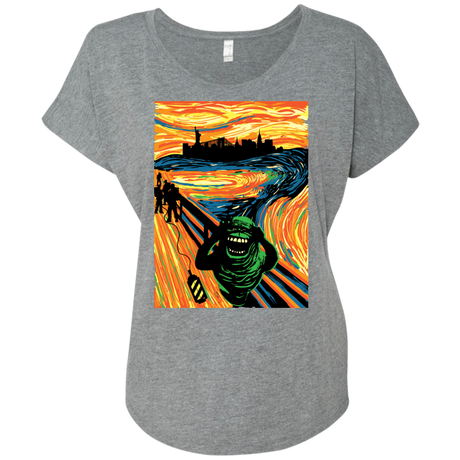 T-Shirts Premium Heather / X-Small Slimer's Scream Triblend Dolman Sleeve