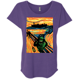 T-Shirts Purple Rush / X-Small Slimer's Scream Triblend Dolman Sleeve