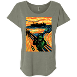 T-Shirts Venetian Grey / X-Small Slimer's Scream Triblend Dolman Sleeve