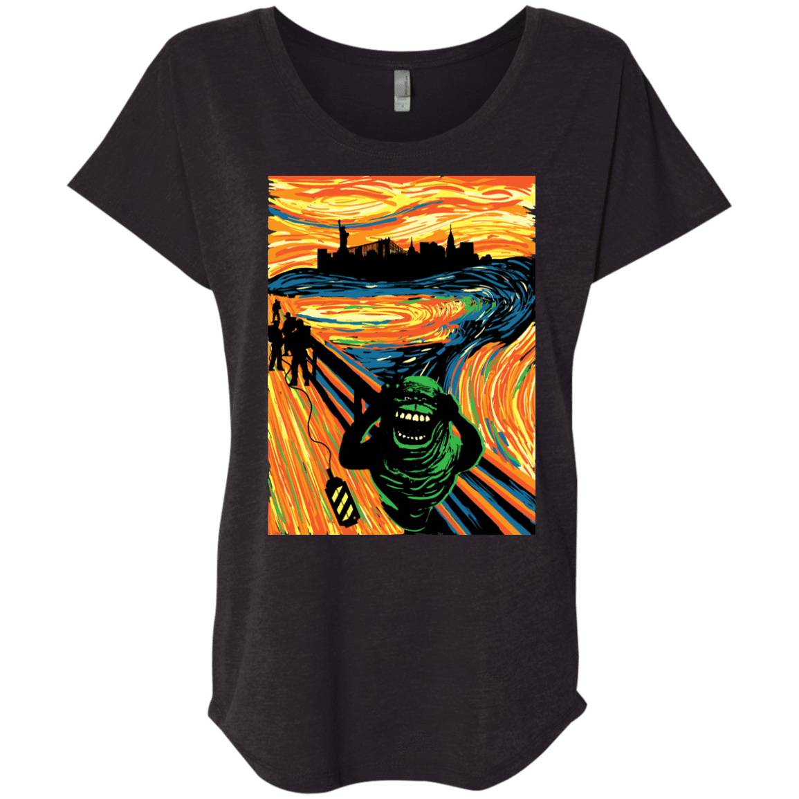 T-Shirts Vintage Black / X-Small Slimer's Scream Triblend Dolman Sleeve