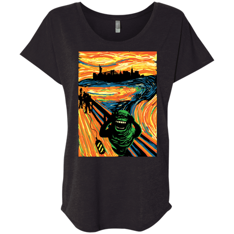 T-Shirts Vintage Black / X-Small Slimer's Scream Triblend Dolman Sleeve