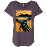 T-Shirts Vintage Purple / X-Small Slimer's Scream Triblend Dolman Sleeve