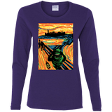 T-Shirts Purple / S Slimer's Scream Women's Long Sleeve T-Shirt