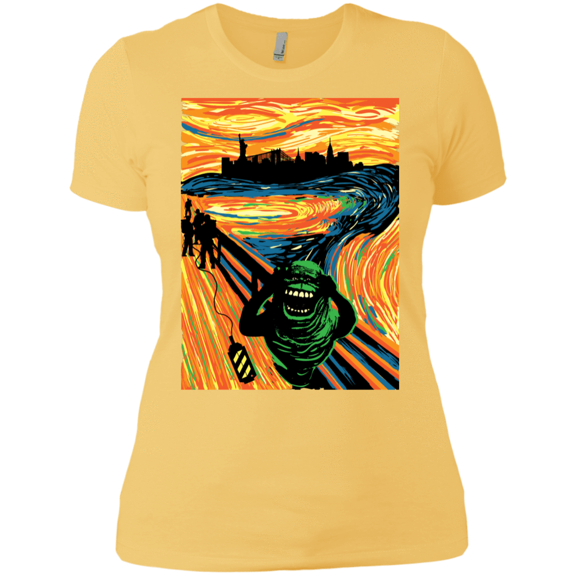 T-Shirts Banana Cream/ / X-Small Slimer's Scream Women's Premium T-Shirt