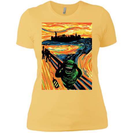 T-Shirts Banana Cream/ / X-Small Slimer's Scream Women's Premium T-Shirt