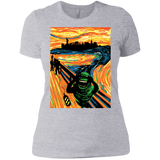 T-Shirts Heather Grey / X-Small Slimer's Scream Women's Premium T-Shirt