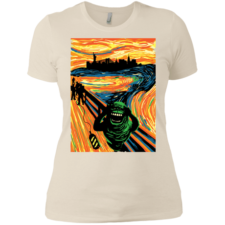 T-Shirts Ivory/ / X-Small Slimer's Scream Women's Premium T-Shirt