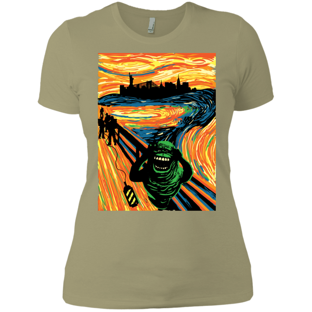 T-Shirts Light Olive / X-Small Slimer's Scream Women's Premium T-Shirt
