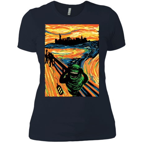 T-Shirts Midnight Navy / X-Small Slimer's Scream Women's Premium T-Shirt