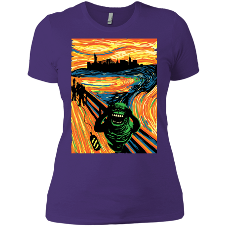 T-Shirts Purple Rush/ / X-Small Slimer's Scream Women's Premium T-Shirt