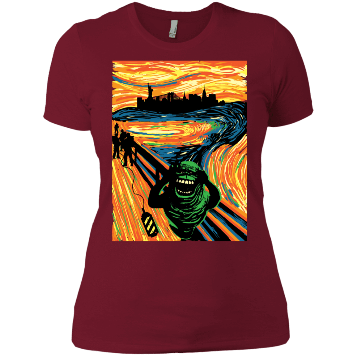 T-Shirts Scarlet / X-Small Slimer's Scream Women's Premium T-Shirt