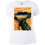 T-Shirts White / X-Small Slimer's Scream Women's Premium T-Shirt