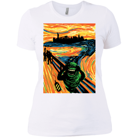 T-Shirts White / X-Small Slimer's Scream Women's Premium T-Shirt