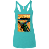 T-Shirts Tahiti Blue / X-Small Slimer's Scream Women's Triblend Racerback Tank