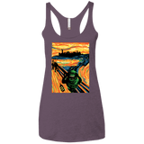 T-Shirts Vintage Purple / X-Small Slimer's Scream Women's Triblend Racerback Tank