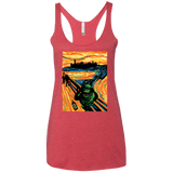 T-Shirts Vintage Red / X-Small Slimer's Scream Women's Triblend Racerback Tank