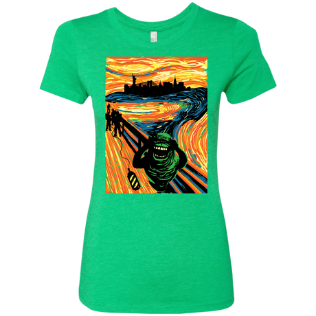 T-Shirts Envy / S Slimer's Scream Women's Triblend T-Shirt