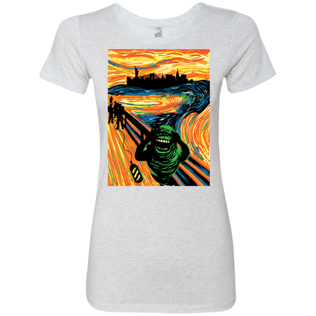 T-Shirts Heather White / S Slimer's Scream Women's Triblend T-Shirt