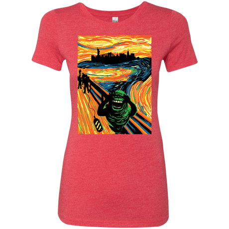 T-Shirts Vintage Red / S Slimer's Scream Women's Triblend T-Shirt