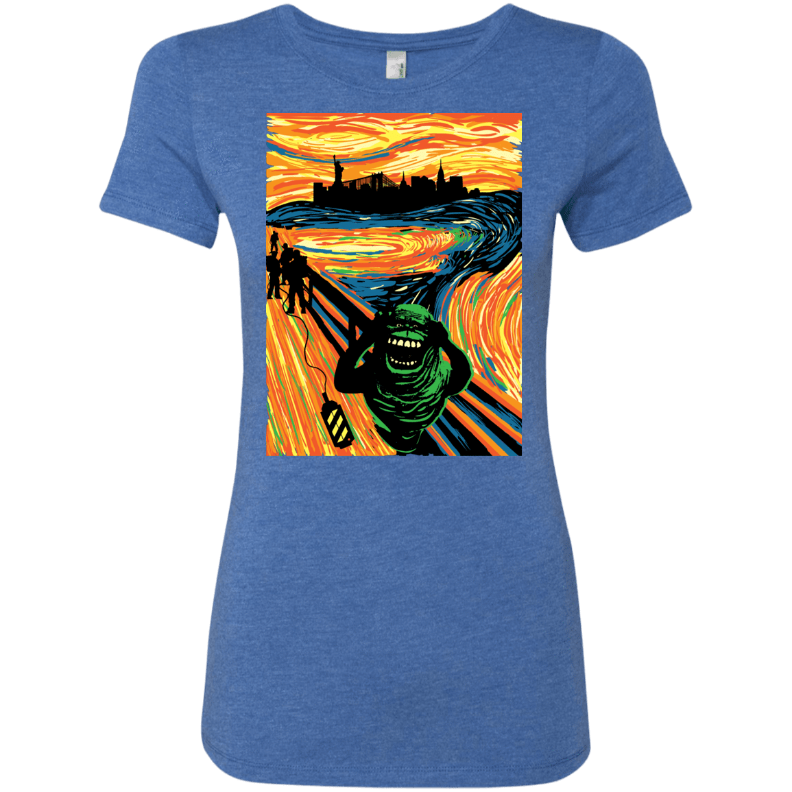 T-Shirts Vintage Royal / S Slimer's Scream Women's Triblend T-Shirt