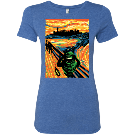 T-Shirts Vintage Royal / S Slimer's Scream Women's Triblend T-Shirt