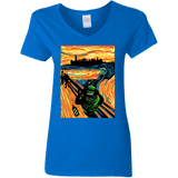 T-Shirts Royal / S Slimer's Scream Women's V-Neck T-Shirt