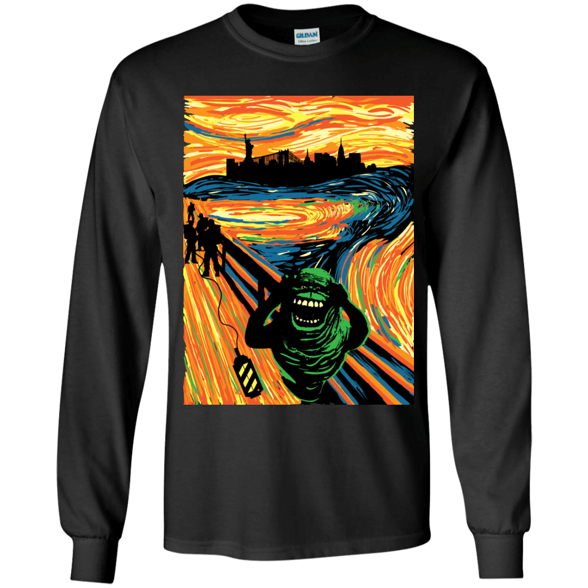 T-Shirts Black / YS Slimer's Scream Youth Long Sleeve T-Shirt