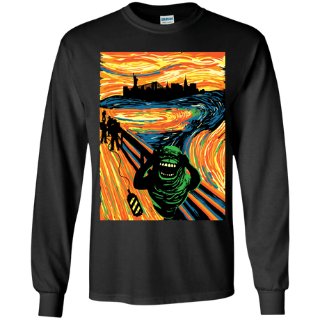 T-Shirts Black / YS Slimer's Scream Youth Long Sleeve T-Shirt