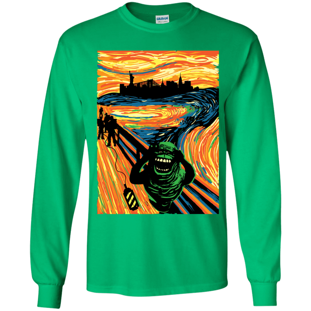 T-Shirts Irish Green / YS Slimer's Scream Youth Long Sleeve T-Shirt