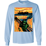T-Shirts Light Blue / YS Slimer's Scream Youth Long Sleeve T-Shirt