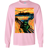 T-Shirts Light Pink / YS Slimer's Scream Youth Long Sleeve T-Shirt