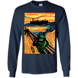 T-Shirts Navy / YS Slimer's Scream Youth Long Sleeve T-Shirt
