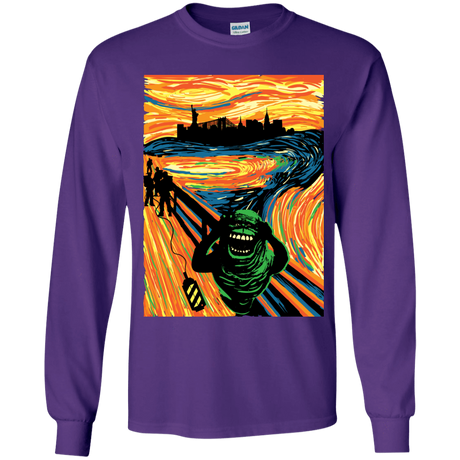 T-Shirts Purple / YS Slimer's Scream Youth Long Sleeve T-Shirt