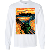 T-Shirts White / YS Slimer's Scream Youth Long Sleeve T-Shirt