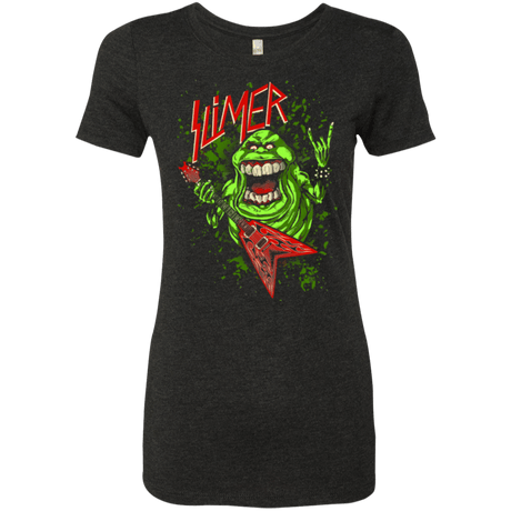 T-Shirts Vintage Black / Small Slimer Thrashin Mad Women's Triblend T-Shirt