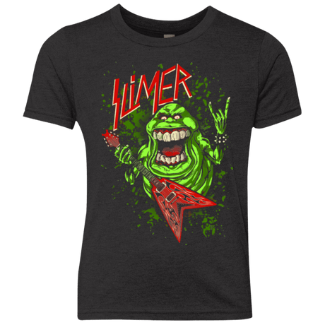 T-Shirts Vintage Black / YXS Slimer Thrashin Mad Youth Triblend T-Shirt