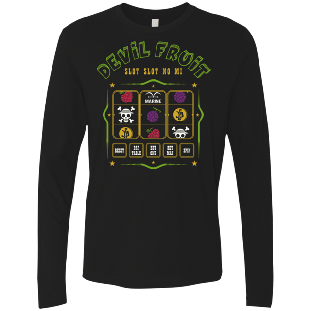 T-Shirts Black / Small Slot slot Men's Premium Long Sleeve