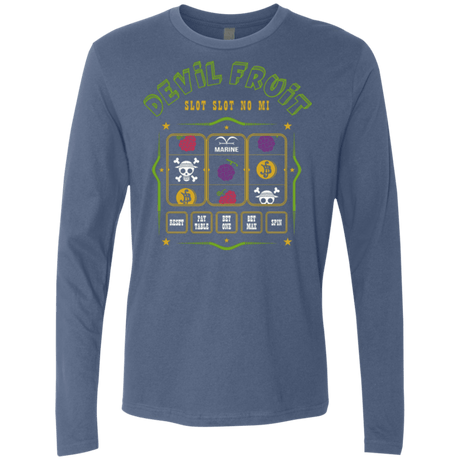 T-Shirts Indigo / Small Slot slot Men's Premium Long Sleeve