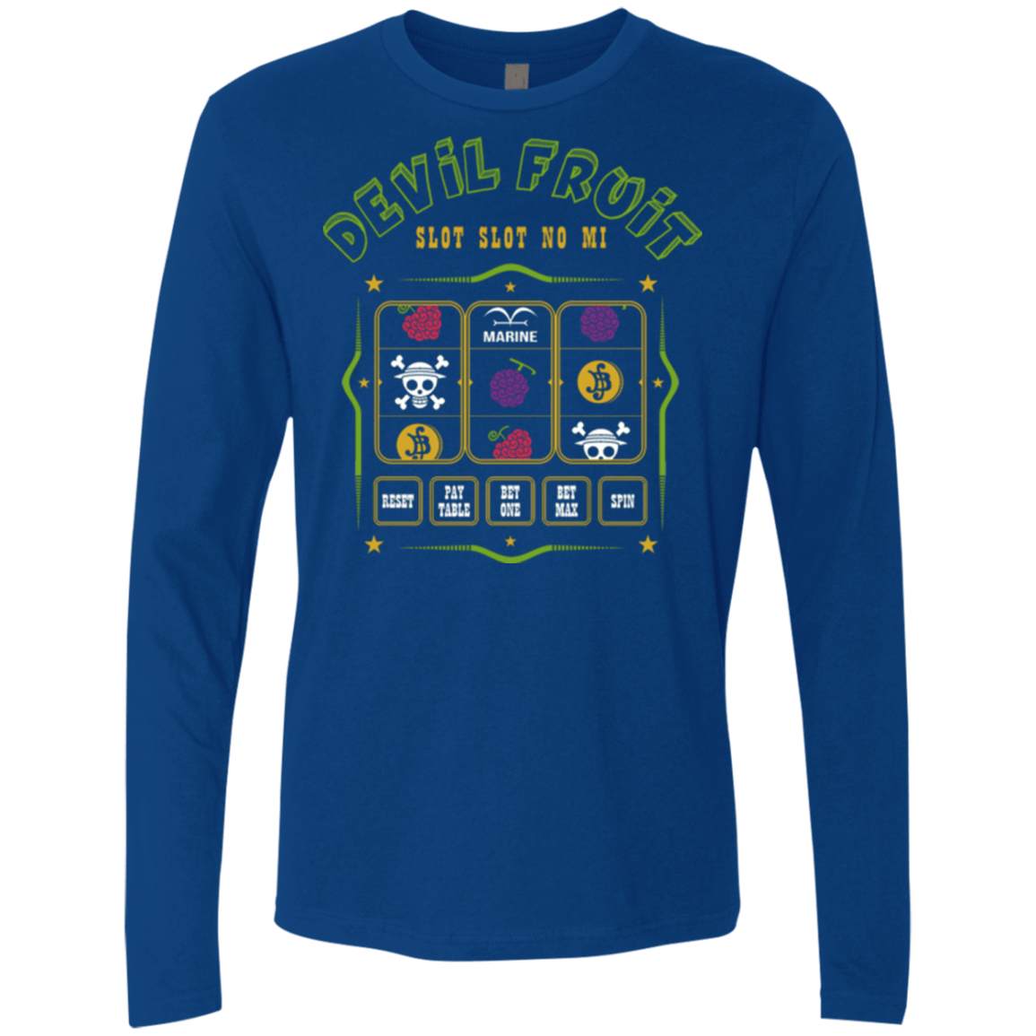 T-Shirts Royal / Small Slot slot Men's Premium Long Sleeve
