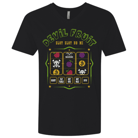 T-Shirts Black / X-Small Slot slot Men's Premium V-Neck