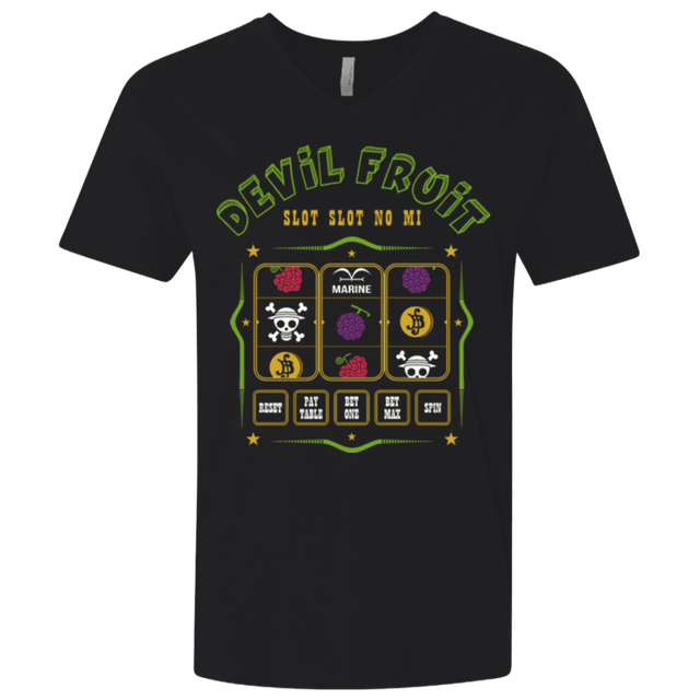 T-Shirts Black / X-Small Slot slot Men's Premium V-Neck