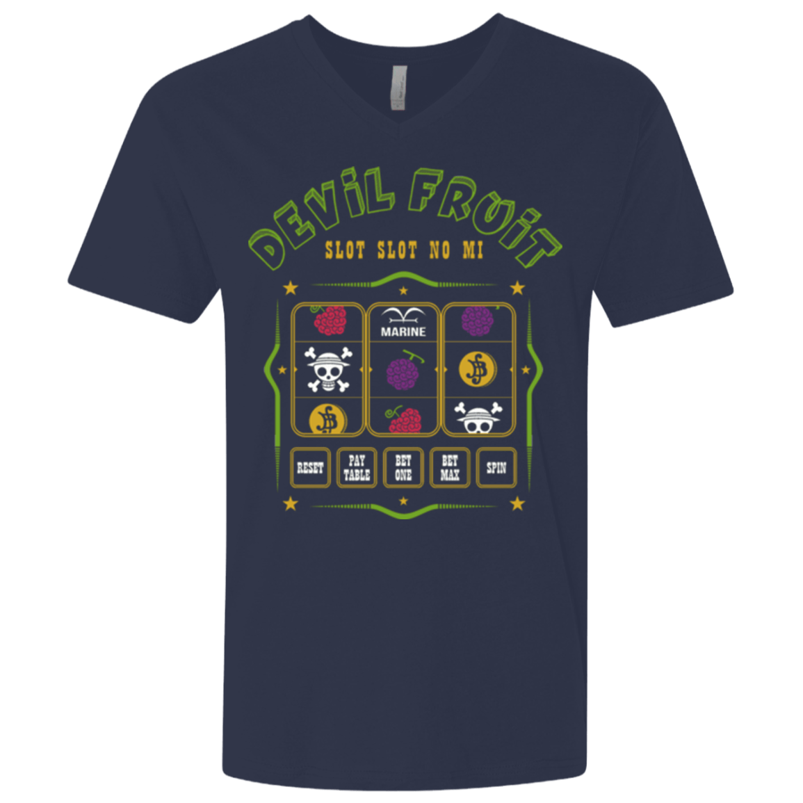 T-Shirts Midnight Navy / X-Small Slot slot Men's Premium V-Neck