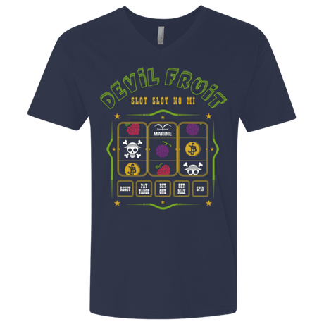 T-Shirts Midnight Navy / X-Small Slot slot Men's Premium V-Neck