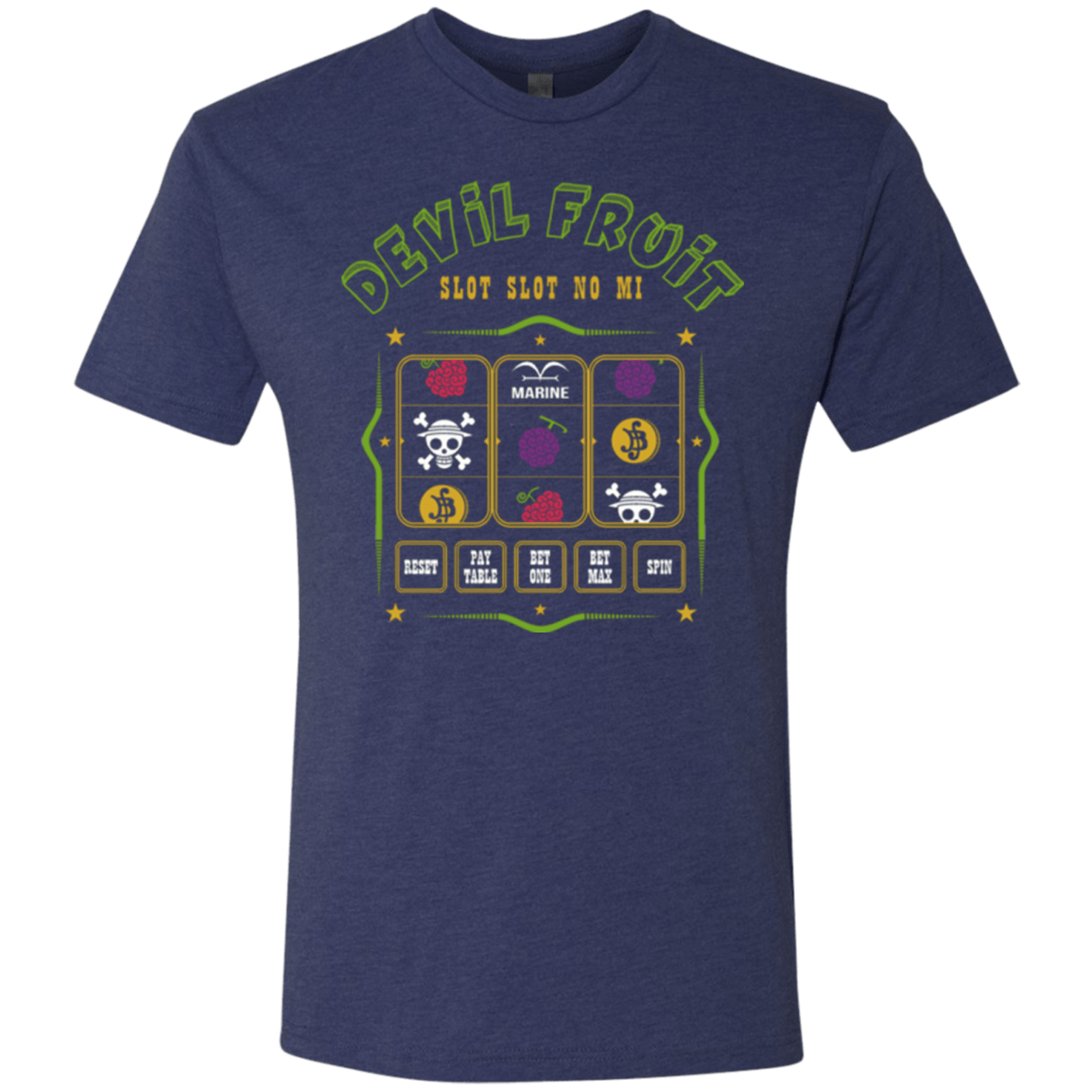 T-Shirts Vintage Navy / Small Slot slot Men's Triblend T-Shirt