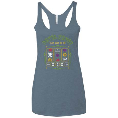 T-Shirts Indigo / X-Small Slot slot Women's Triblend Racerback Tank