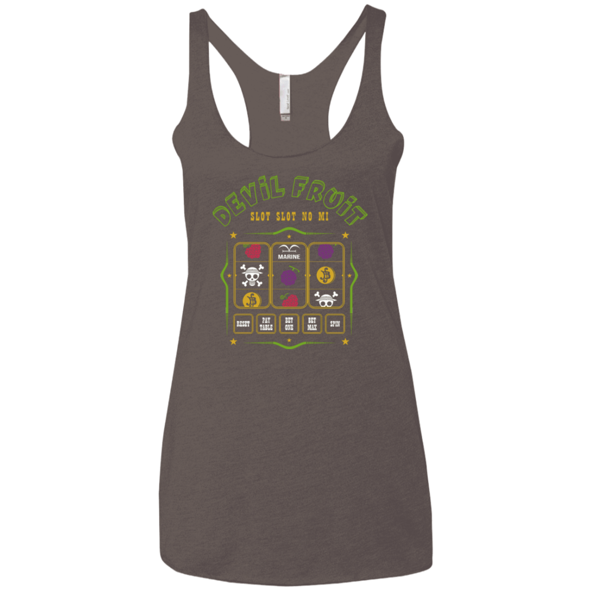 T-Shirts Macchiato / X-Small Slot slot Women's Triblend Racerback Tank
