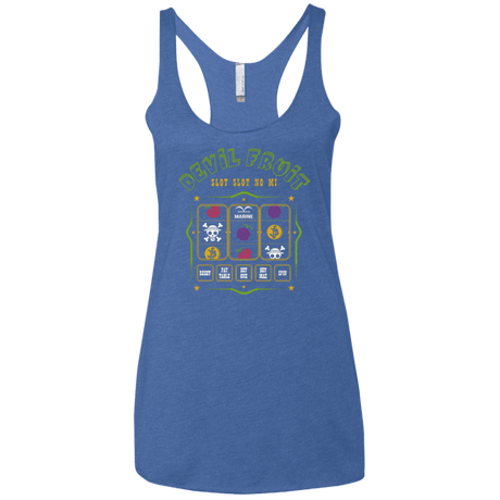 T-Shirts Vintage Royal / X-Small Slot slot Women's Triblend Racerback Tank