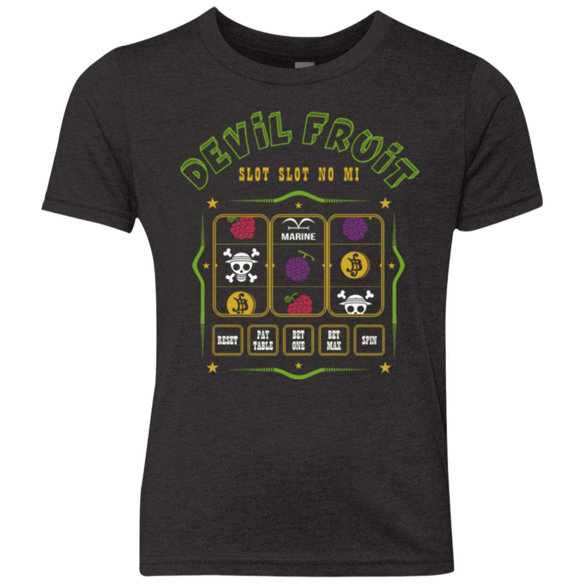 T-Shirts Vintage Black / YXS Slot slot Youth Triblend T-Shirt