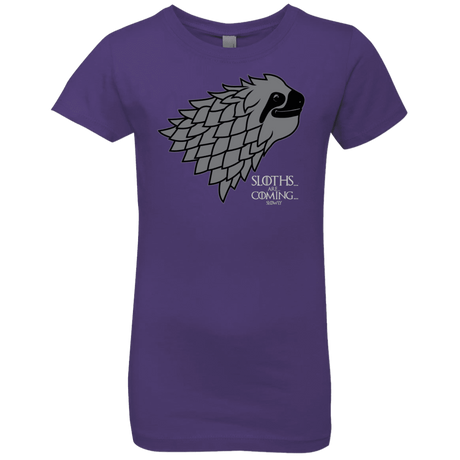 T-Shirts Purple Rush / YXS Sloths.. are.. co.. Girls Premium T-Shirt